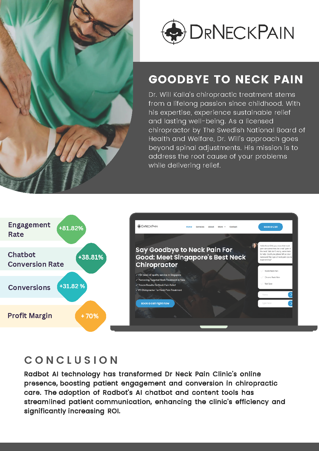 Dr. Neck Pain Case Study
